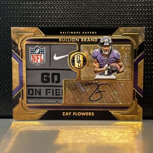 Zay Flowers Gold Standard Rookie Patch Auto 1/1